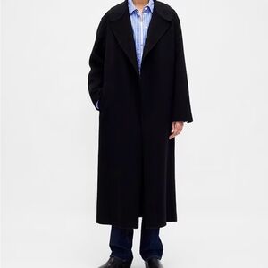GAP wool blend wrap coat